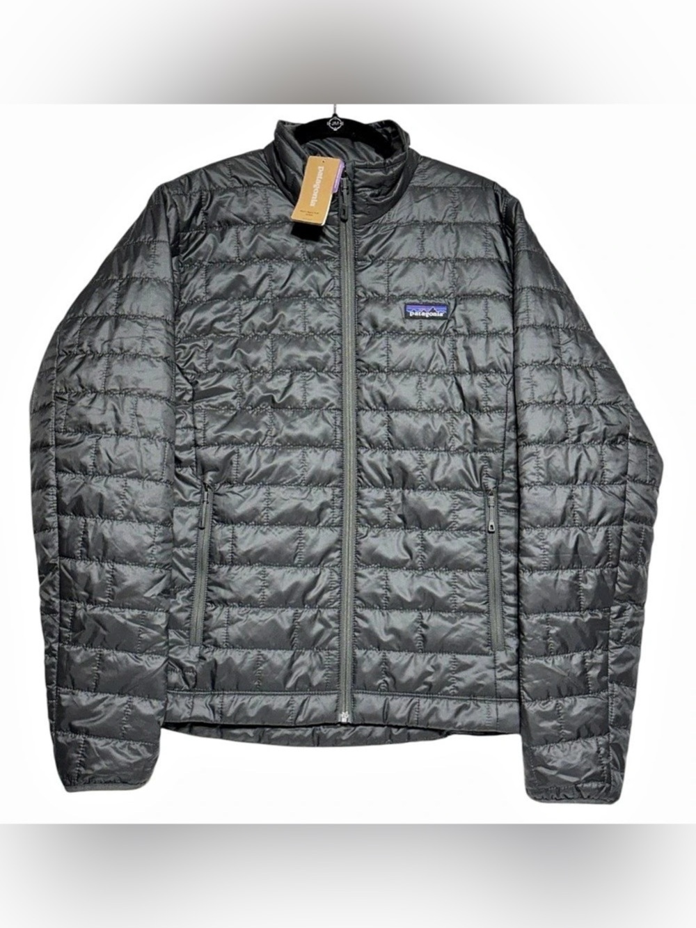 Patagonia Nano Puff Insulated Jacket Men’s Size XS Gray Full Zip Pockets
